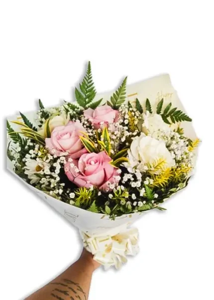 Buquê 6 rosas