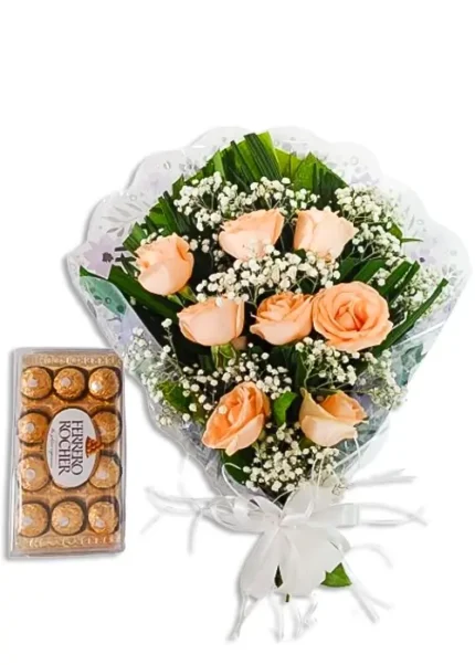 Buquê de Braçada + Ferrero Rocher