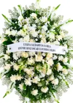 coroa de flores tributo